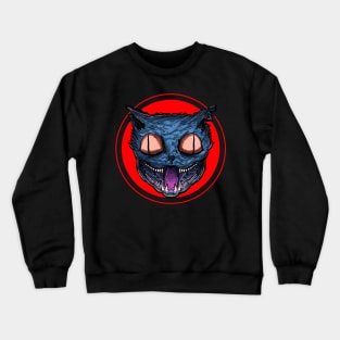 Cursed Cat (red) Crewneck Sweatshirt